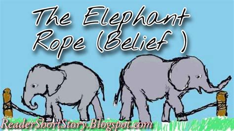 elephant tied with rope|The Elephant Rope (Belief).